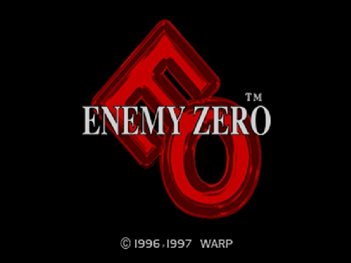 Enemy Zero title screen for Sega Saturn